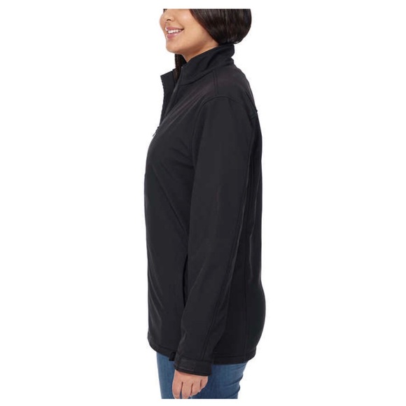 Custom Logo Unisex Full Zip Softshell Jacket size Large/XLarge - Picture 6 of 9